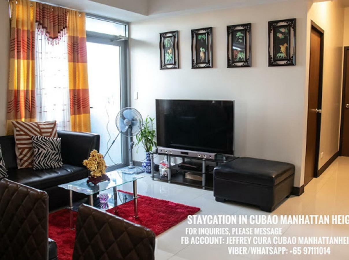 Cubao Manhattan Heights Unit 5A Tower C เกซอนซิตี้ ภายนอก รูปภาพ